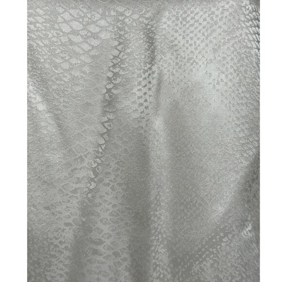 NWT Chelsea and Walker Cap Sleeve Silk Snake Print Top in Ivory Size 8 - Picture 8 of 11